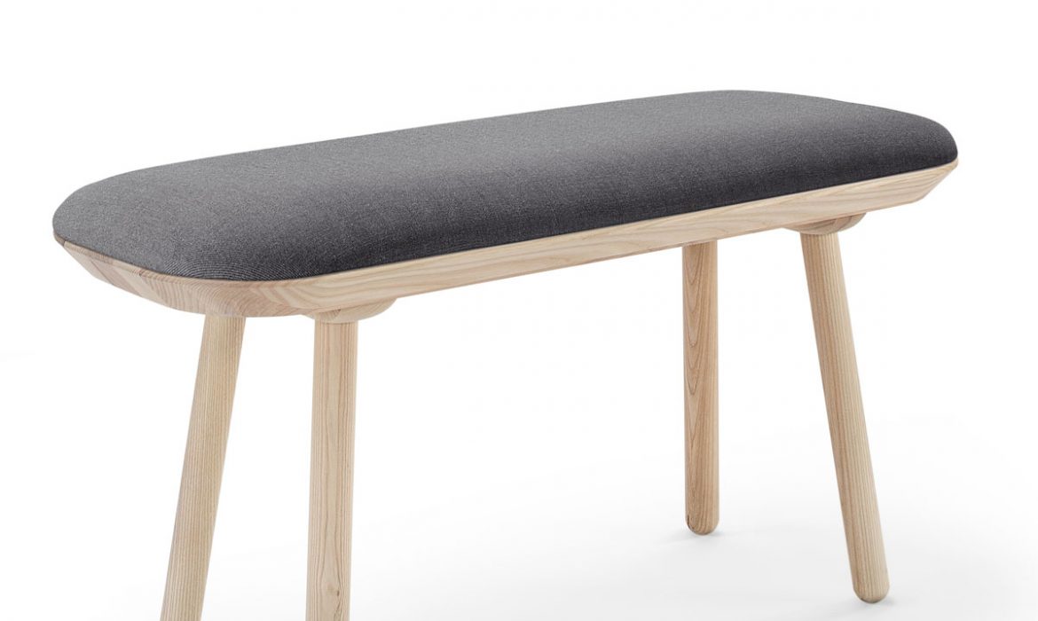 Sitzbank NAIVE BENCH in Grau von EMKO
