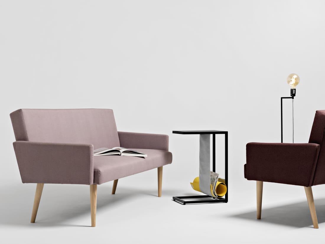 Beistelltisch aus Metall LUPE PRESS