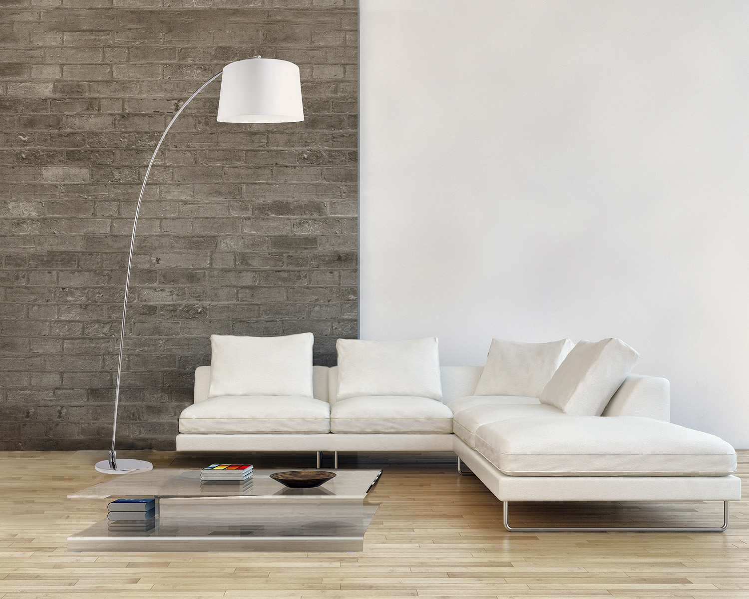 Stehlampe ARC LS CH B_Mise