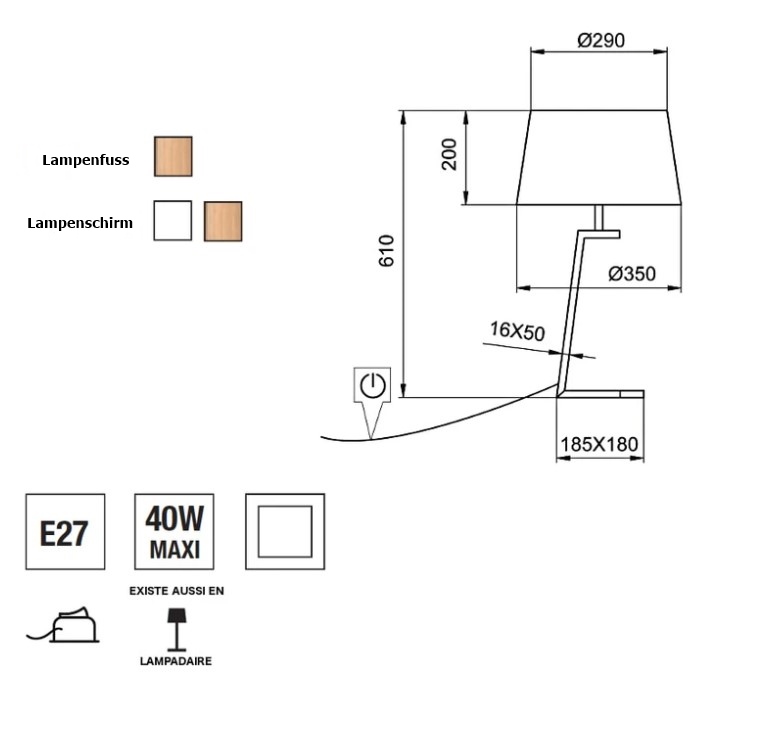 Tischleuchte Memphis LT