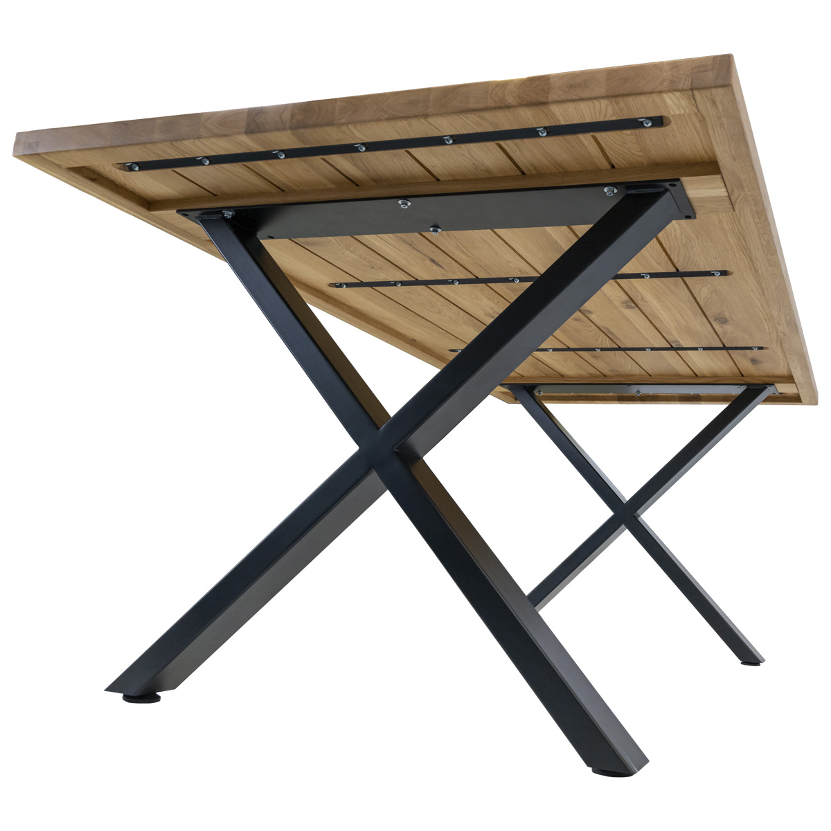 Esstisch Eiche 2+2 gerade Kante Esstisch Eiche 2+2 gerade Kante