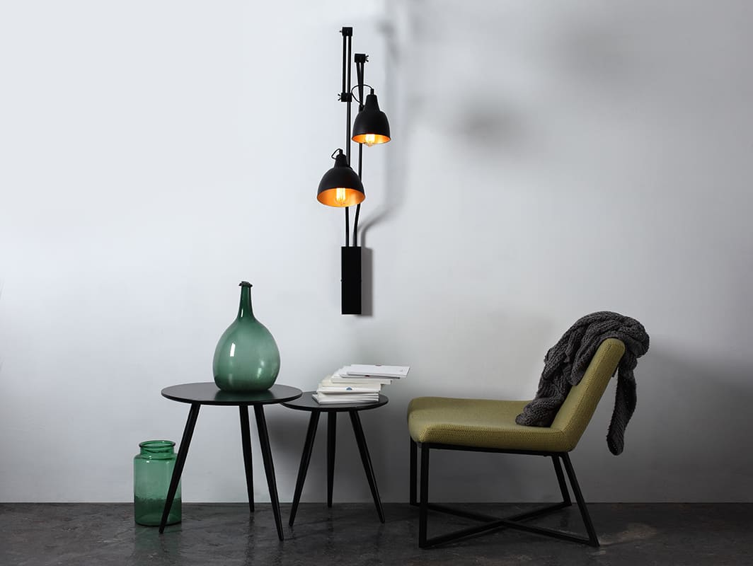 Wandleuchte COBEN WALL aus Metall mit verstellbarem Arm