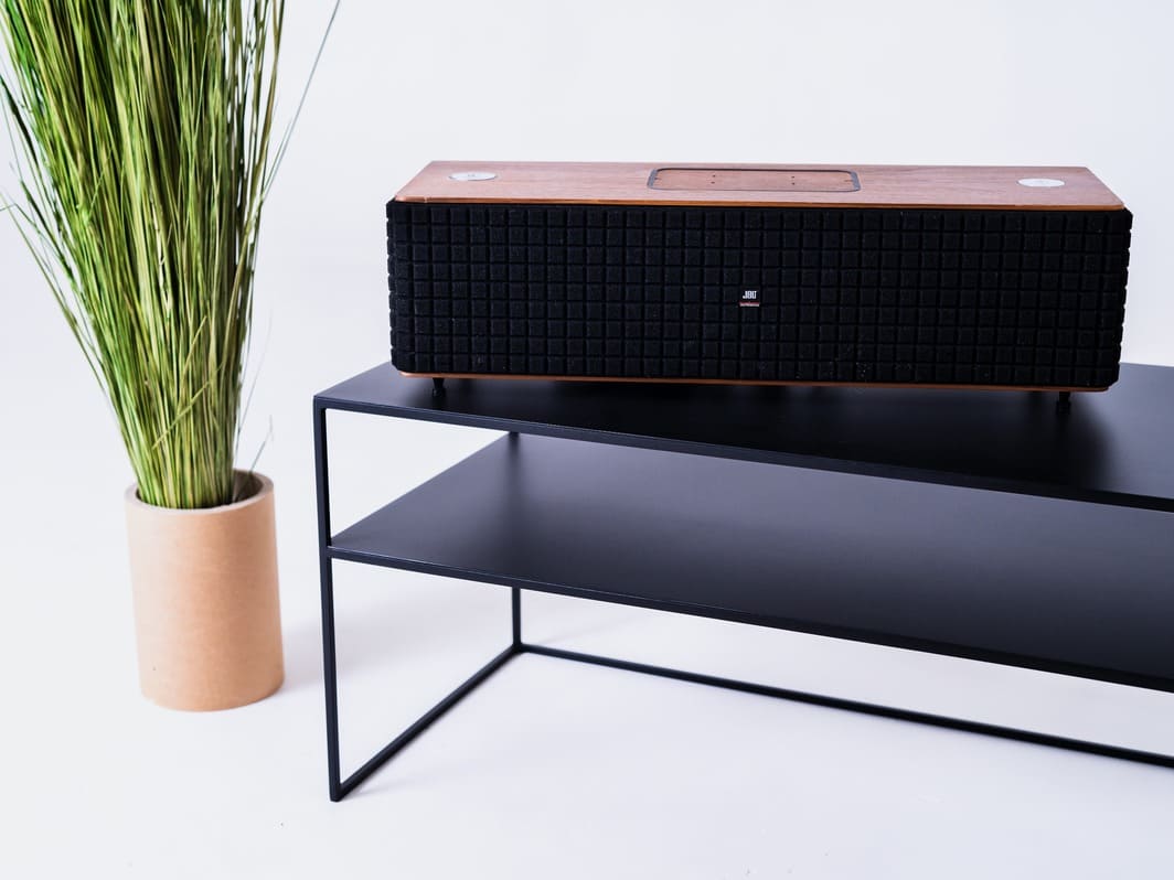 TV-Möbel-Konsole-Senso Flower schwarz