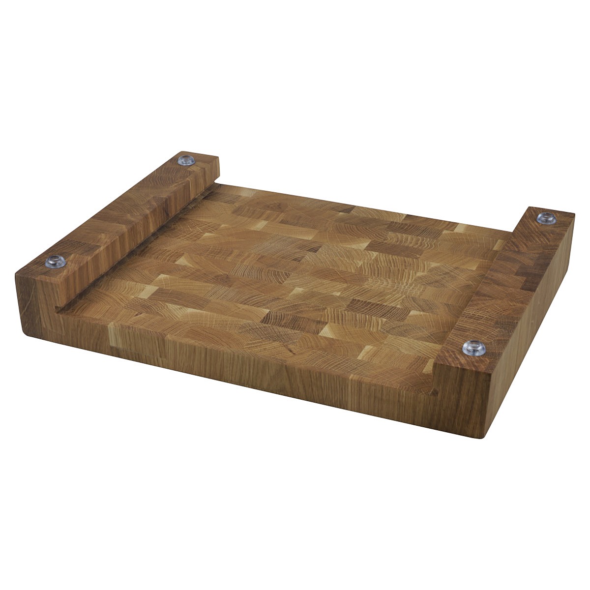 Schneidebrett mit Edelstahlschublade